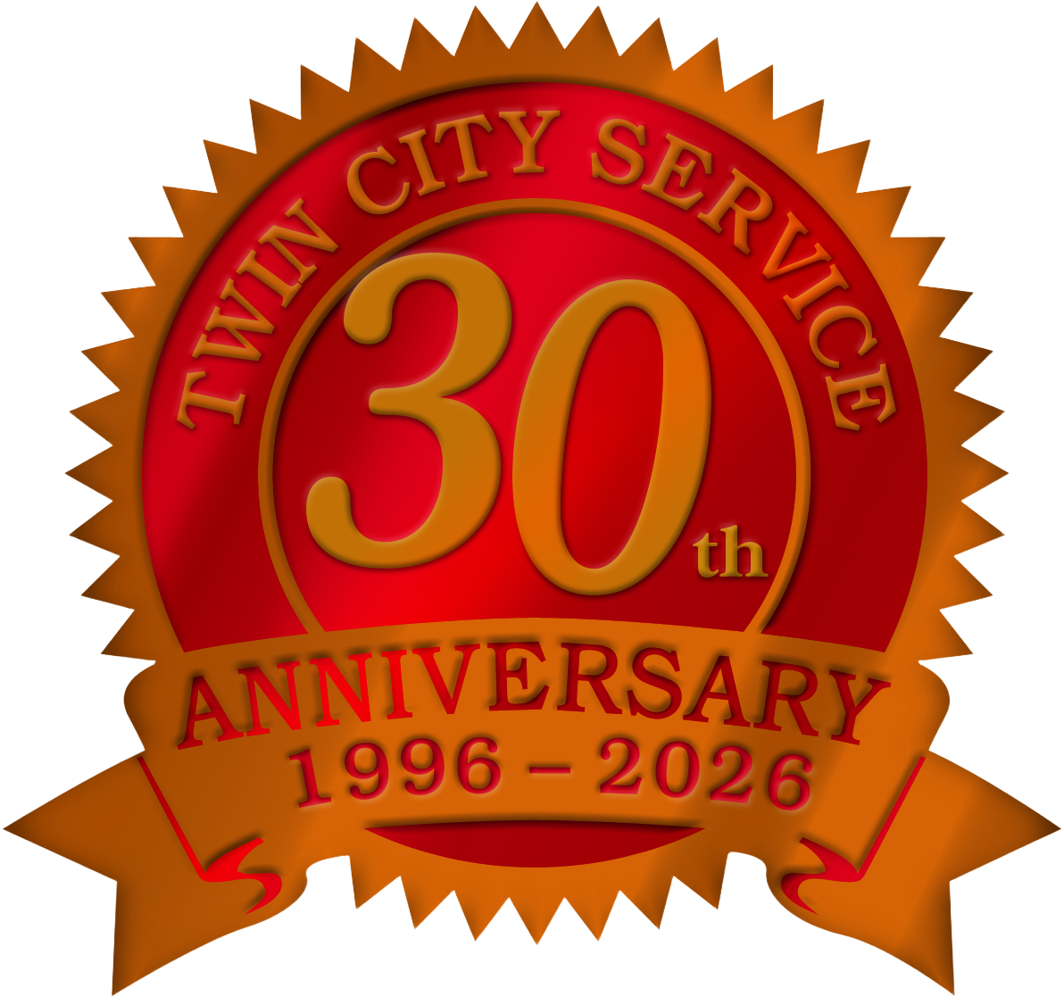Twin City Service 30th Anniversary 1996&ndash;2026